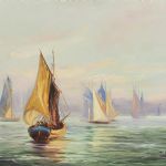1358 1519 OIL PAINTING